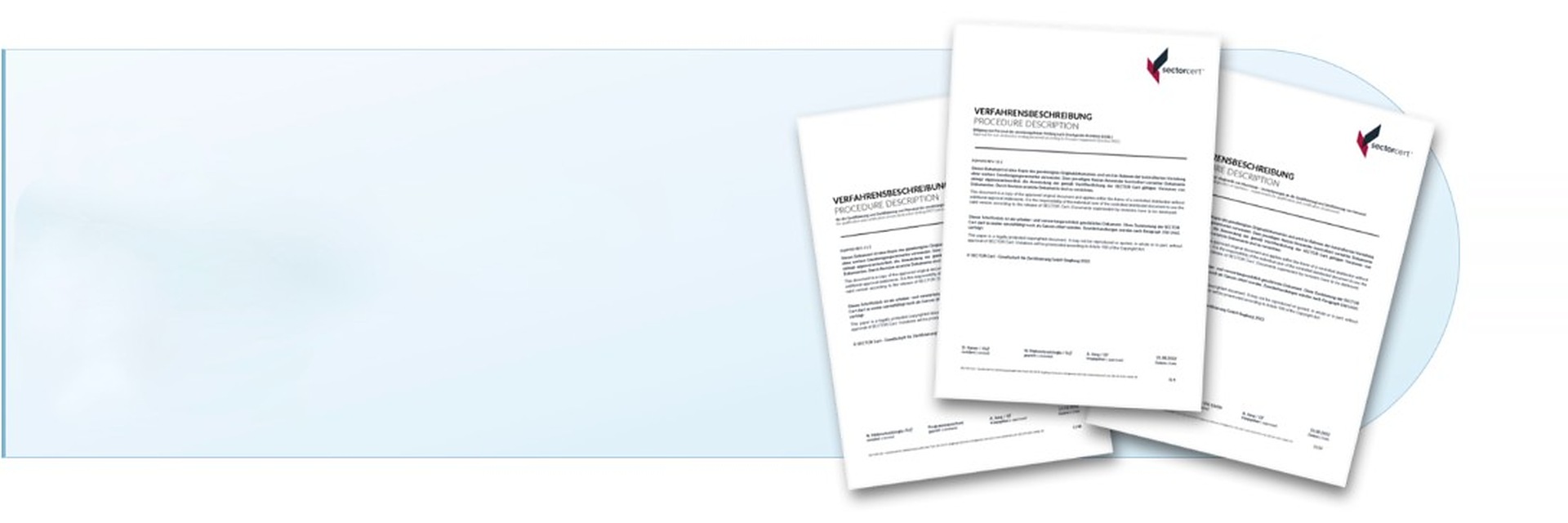 Fanned certification documents